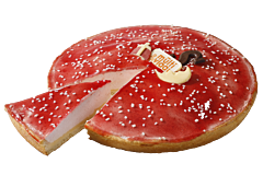 Sint aardbeienvlaai