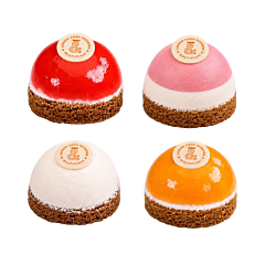 Bolgebakjes 4 stuks