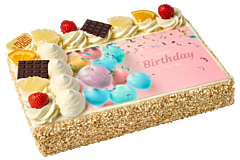 Foto/Logotaart - 18-20 personen