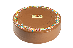 Rainbow Cake Chocolate ongesneden