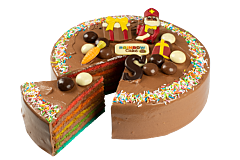 Rainbow Cake Chocolate Sint