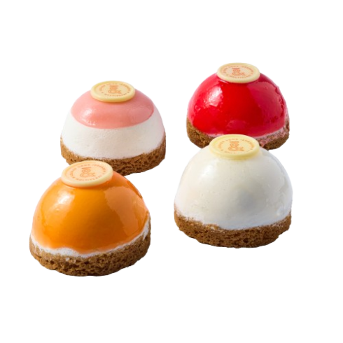 Bolgebakjes 4 stuks